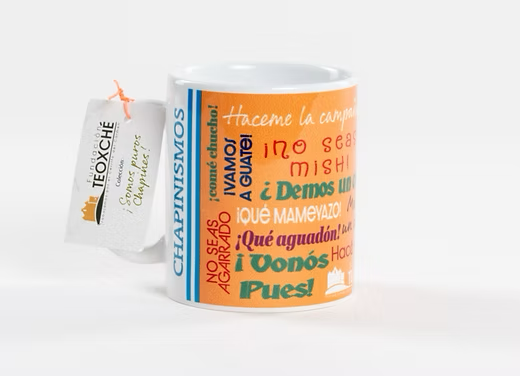 Tazas frases cultura guatemalteca cerámica