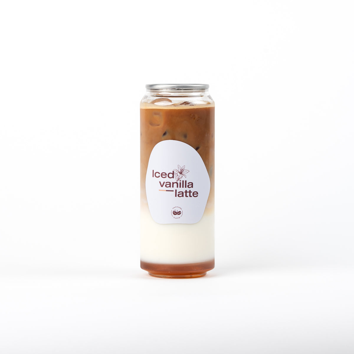 Iced Vanilla Latte café con leche frío vainilla Macinare