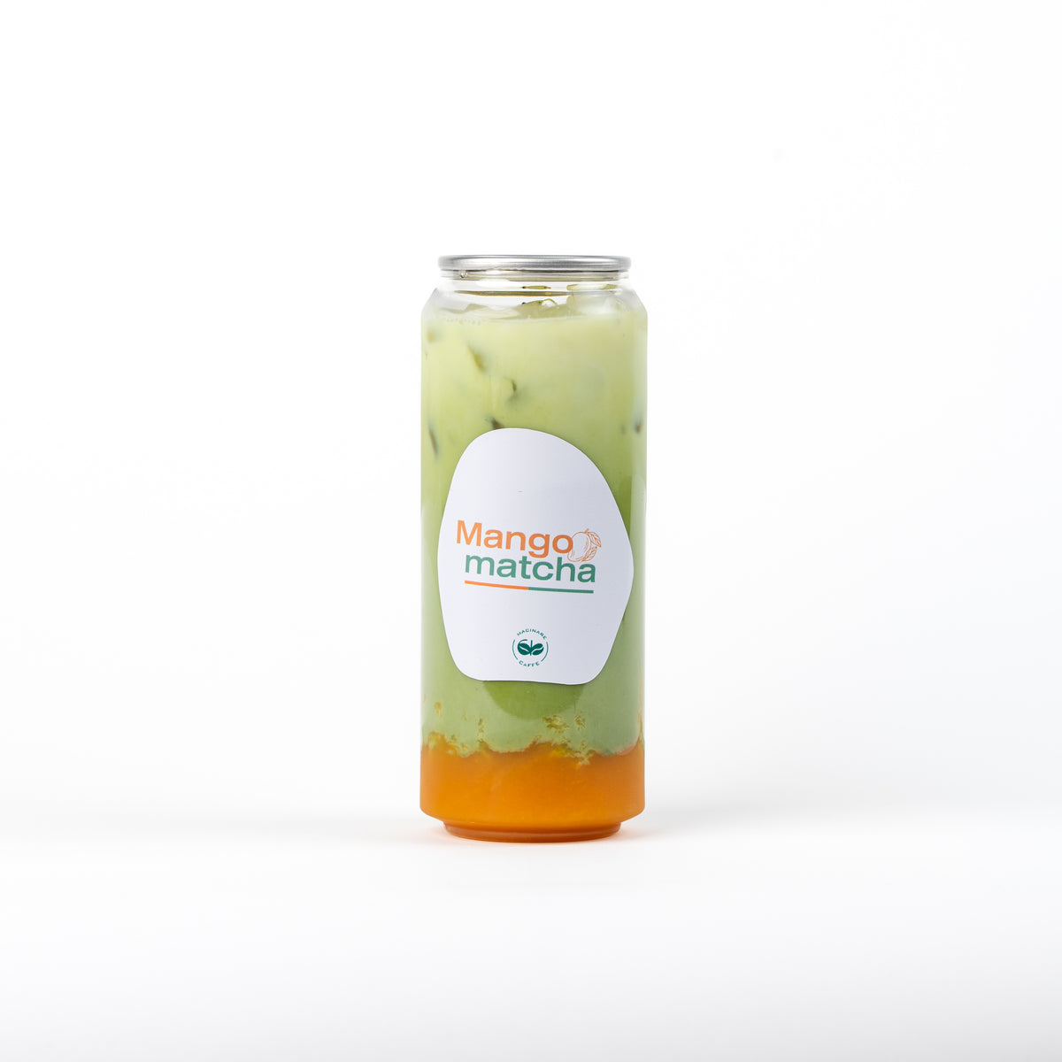 Mango Matcha Latte bebida té verde tropical Macinare