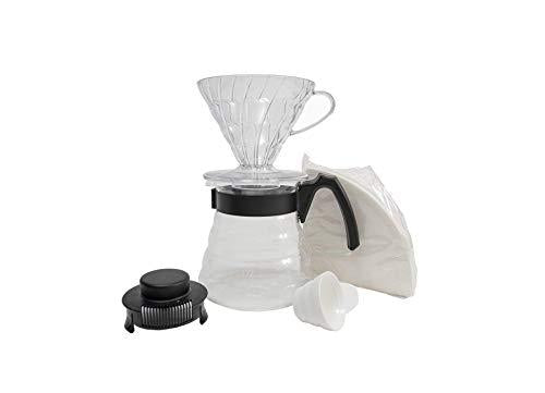 V60 Cristal Hario set completo método pour over