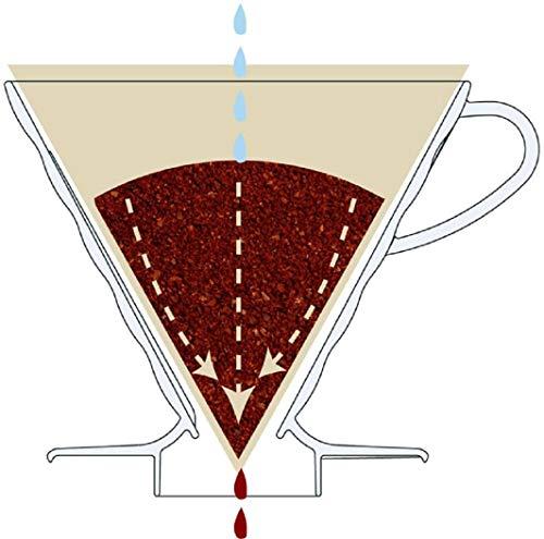 V60 Cristal Hario filtro de papel barista profesional