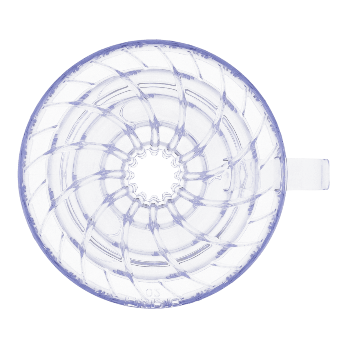 Embudo V60 acrílico Hario ligero portable barista